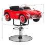 Fotel fryzjerski dziecięcy BMW 507 roadster czerwony - 11