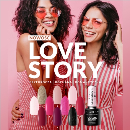 CLARESA Lakier Hybrydowy LOVE STORY 3 - 5g - 2